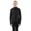 Equidry Junior Girls Full Zip Up Water Repellent Top - Black/White