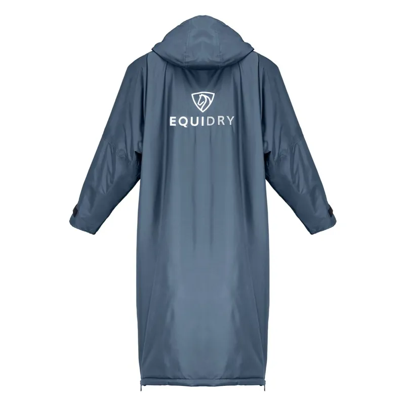EQUIDRY Original Fleece Lined Waterproof Jacket - Steel Blue/Gray-5