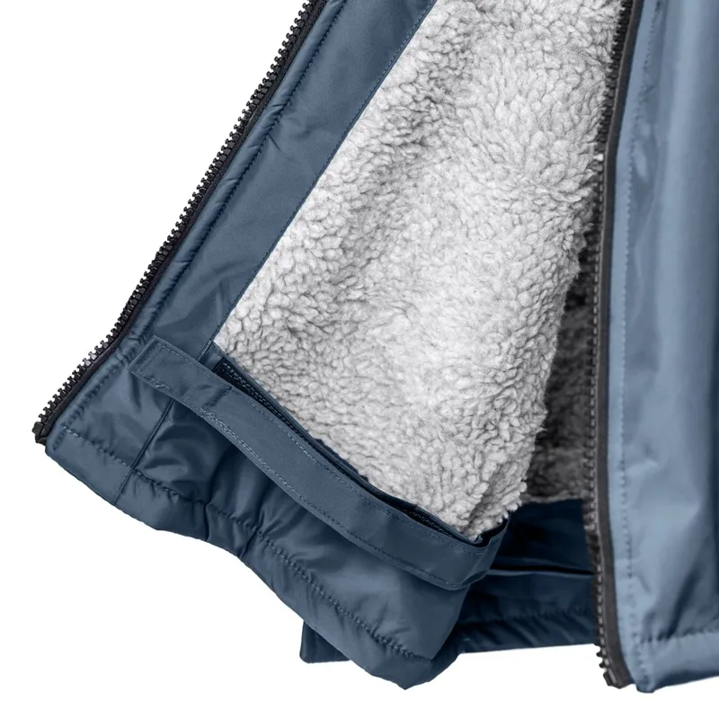 EQUIDRY Original Fleece Lined Waterproof Jacket - Steel Blue/Gray-6
