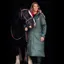 EQUIDRY Evolution Thick Fleece Lined Waterproof Jacket - Forest/Pink