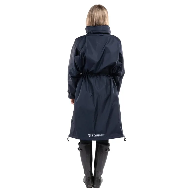 EQUIDRY Evolution Mesh Lined Waterproof Jacket - Dark Navy/Navy-4