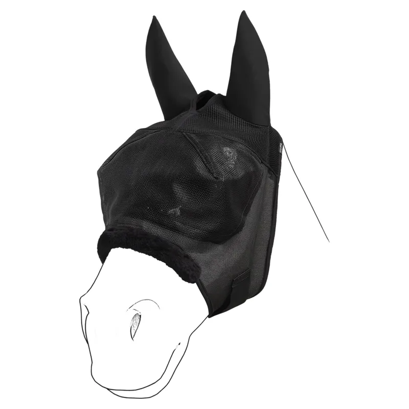 EquiFit EquiLenz 3-in-1 Horse Mask - Black
