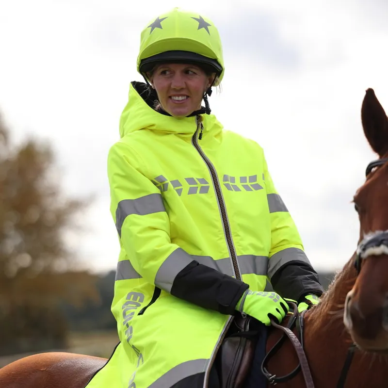 Aubrion EQUI-FLECTOR All Weather Adult Waterproof Robe - Yellow