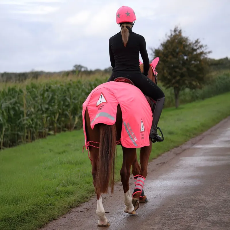 EQUI-FLECTOR Waterproof Quarter Sheet - Pink-4