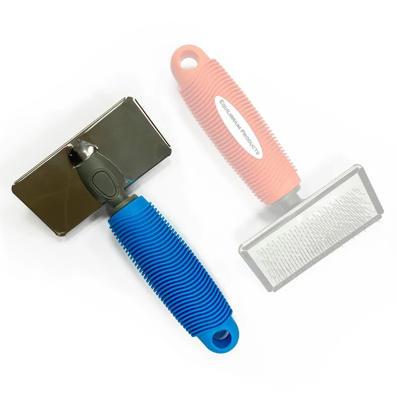 Equilibrium Hook and Loop Cleaner Brush - Blue
