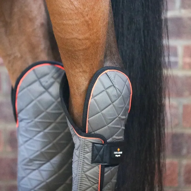 Equilibrium Magnetic Hock and Hind Leg Boots - Grey Pre-Order-5