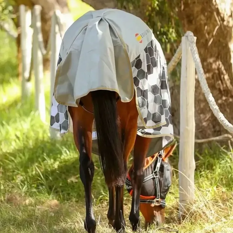 Equilibrium Field Relief Waterproof Detachable Neck Fly Sheet - Grey-10