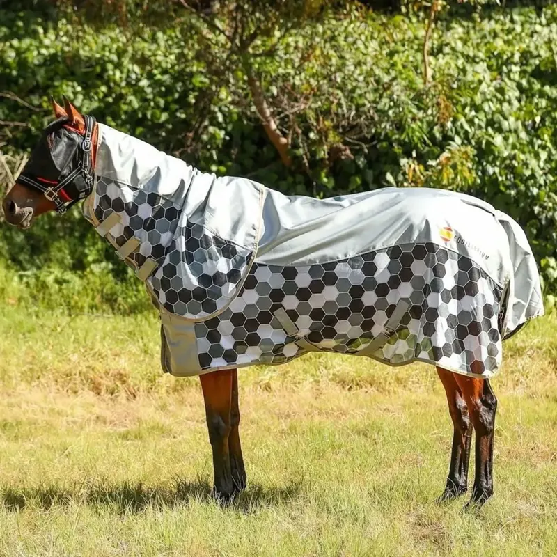 Equilibrium Field Relief Waterproof Detachable Neck Fly Sheet - Grey
