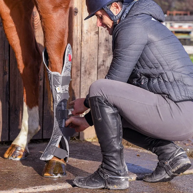 Equilibrium Magnetic Hind and Hock Chaps - Grey-4