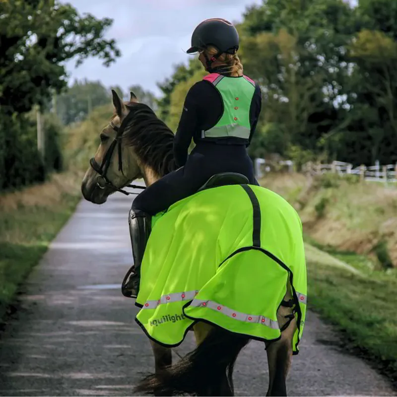 Equi Light Ride On LED Rechargeable High Vis Quarter Sheet - Yellow