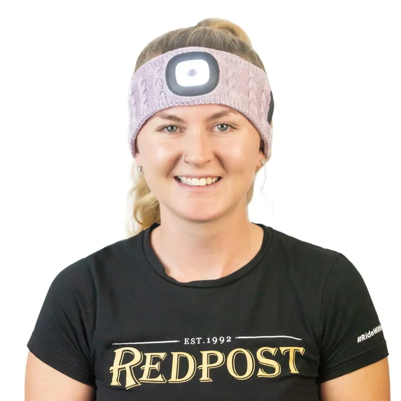 Equi Light Bamboo Head Flashlight Headband - Lilac