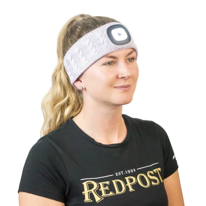 Equi Light Bamboo Head Flashlight Headband - Lilac-1