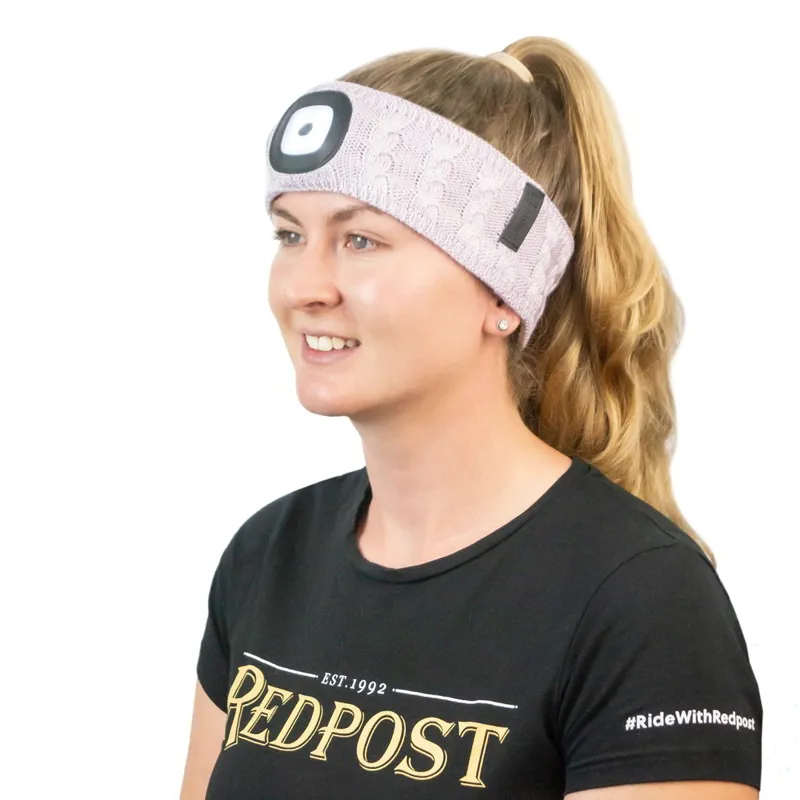 Equi Light Bamboo Head Flashlight Headband - Lilac-2