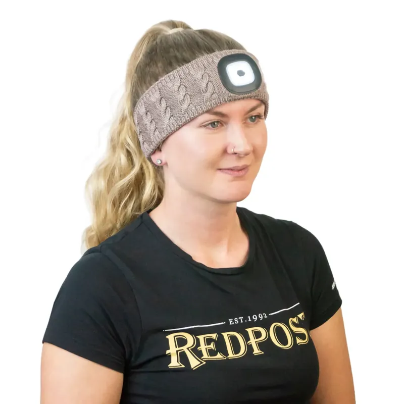 Equi Light Bamboo Headlamp Headband - Champagne-1