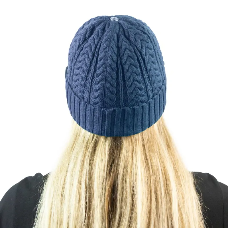 Equi Light Flashlight Pom Beanie Hat - Navy-3