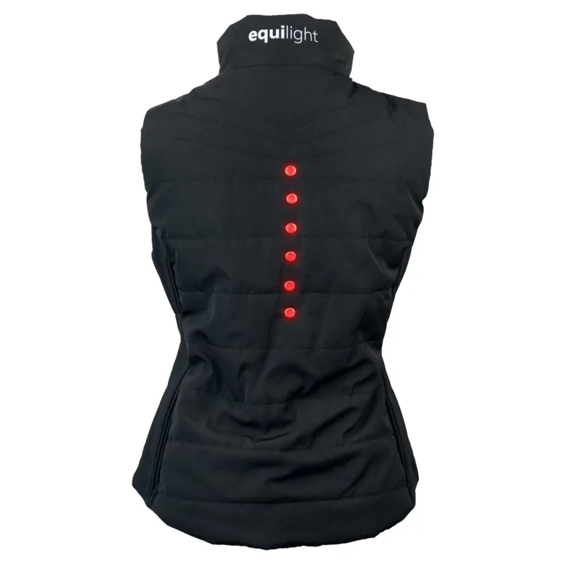 Equi Light Free Style LED Ladies Vest - Black-1