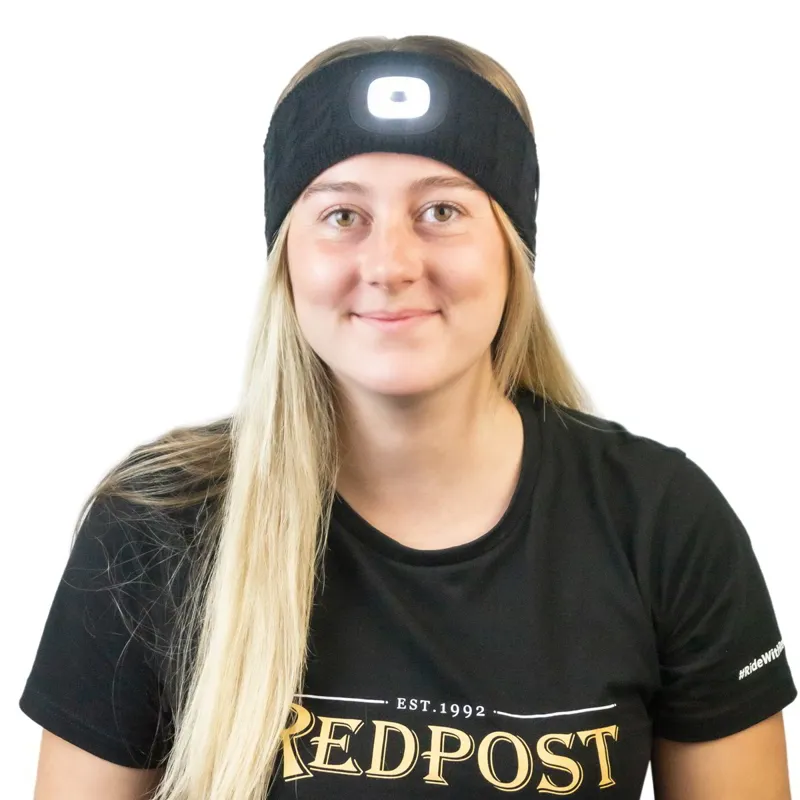 Equi Light Wool Head Flashlight Headband - Black-1