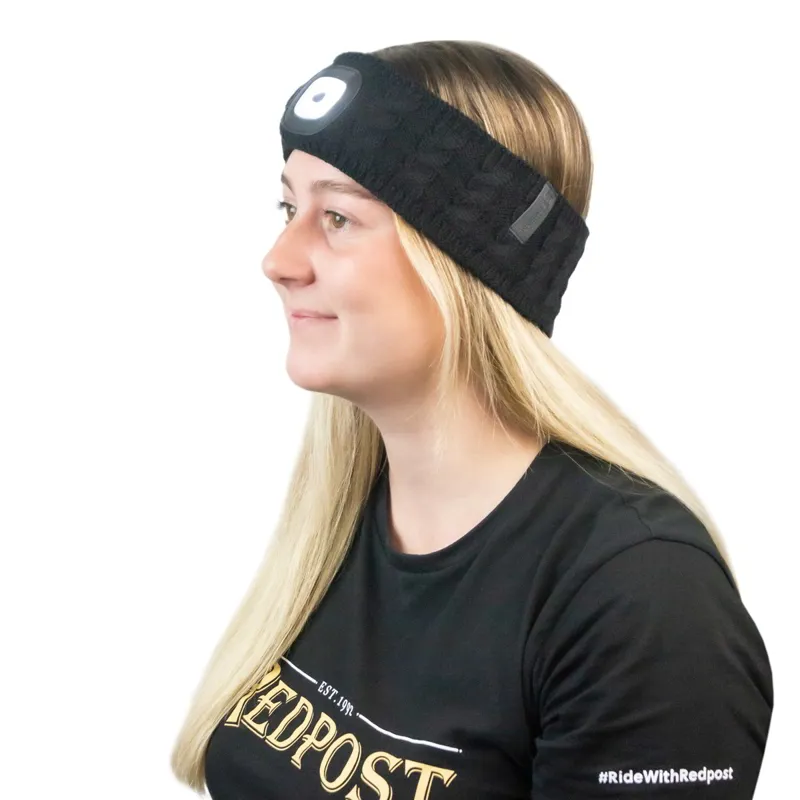 Equi Light Wool Head Flashlight Headband - Black-3