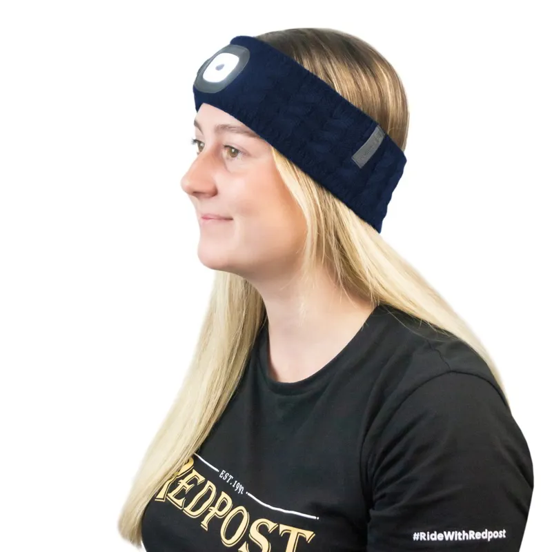 Equi Light Wool Headlamp Headband - Navy-2
