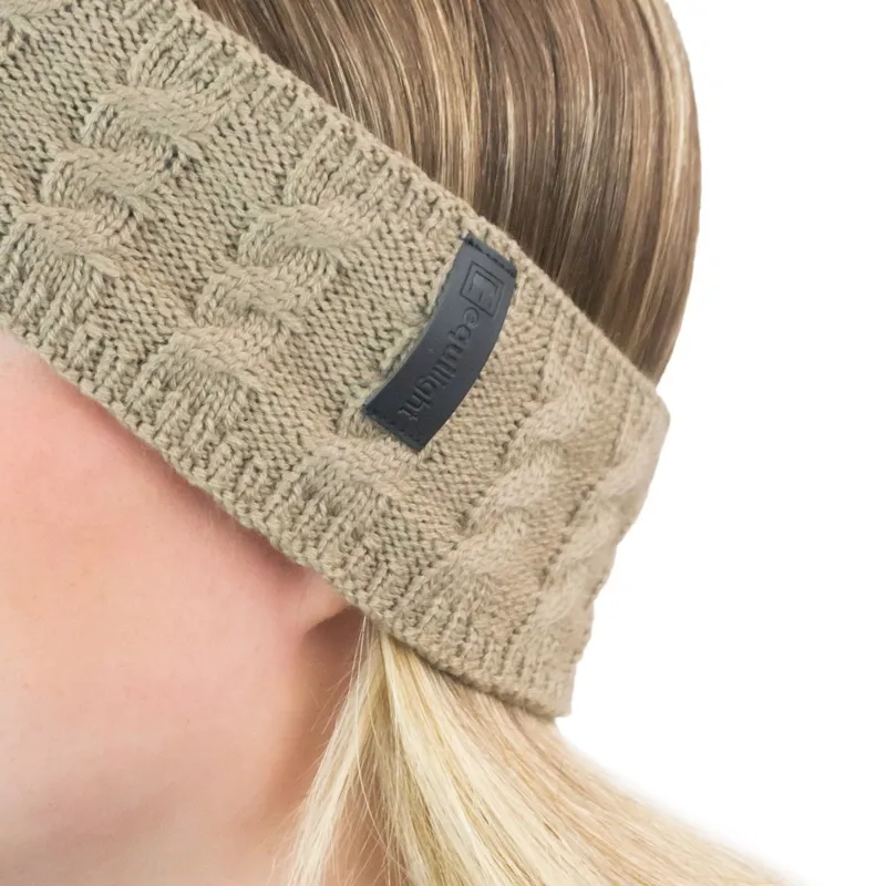 Equi Light Wool Headlamp Headband - Taupe-4