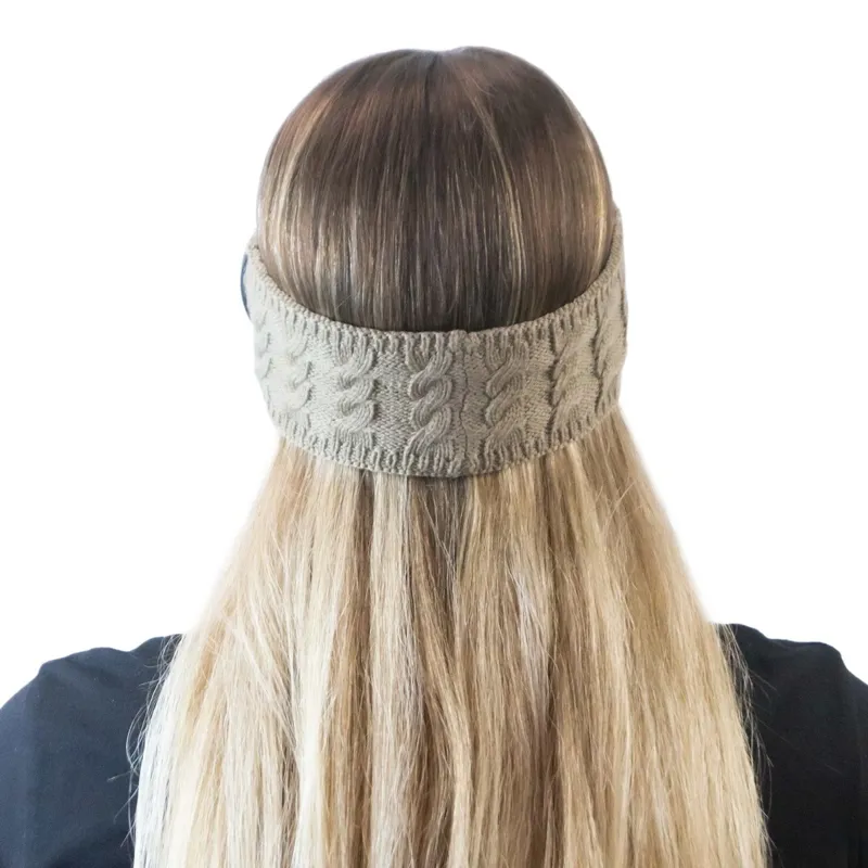 Equi Light Wool Headlamp Headband - Taupe-3
