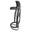 Equiline Anatomic Jumping Flash Bridle - Black
