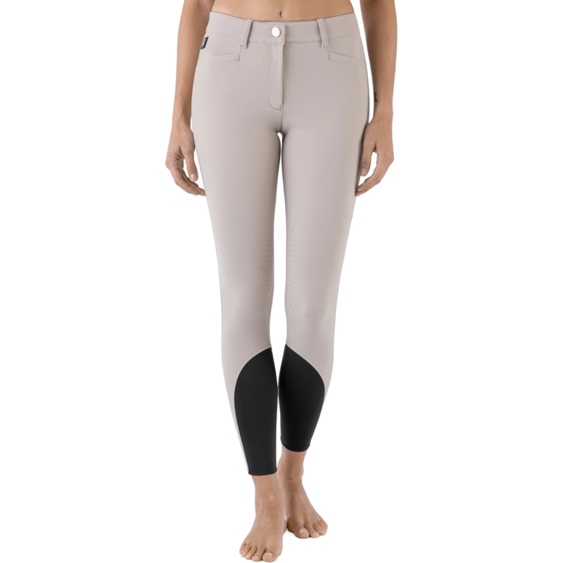 Equiline Atirk B-MOVE Knee Grip Women's Competition Breeches - Beige-2