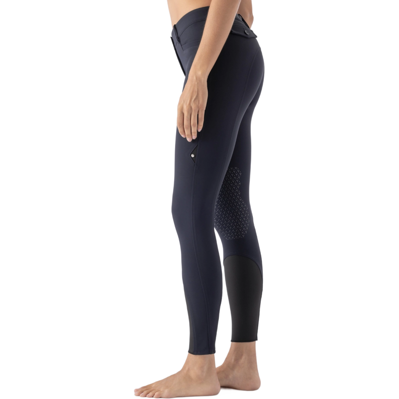 Equiline Atirk B-MOVE Knee Grip Womens Breeches - Blue-2
