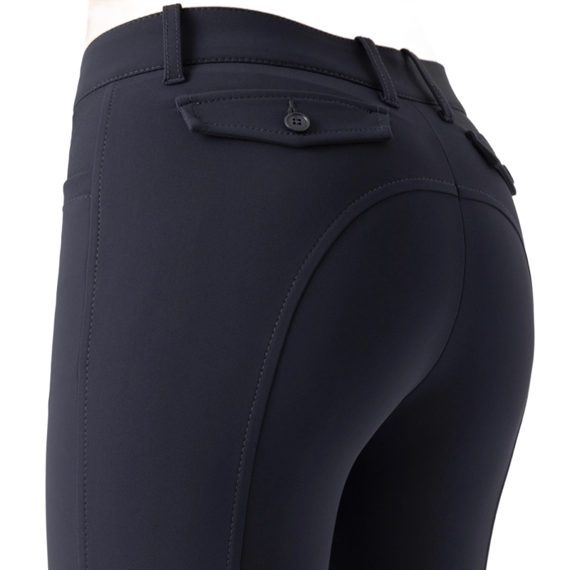 Equiline Atirk B-MOVE Knee Grip Womens Breeches - Blue-3