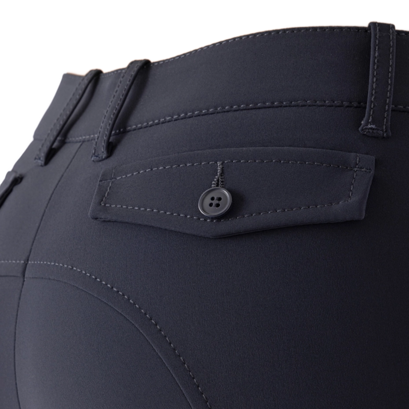 Equiline Atirk B-MOVE Knee Grip Womens Breeches - Blue-5