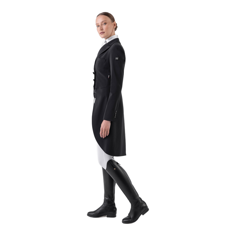 Equiline Aurora Womens Dressage Tails - Black-1