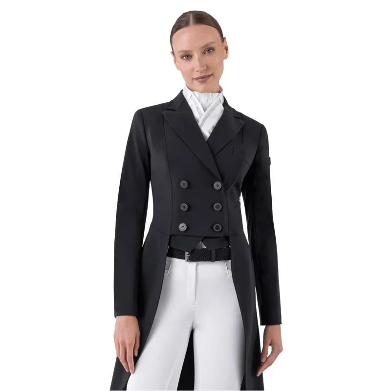 Equiline Aurora Womens Dressage Tails - Black-2
