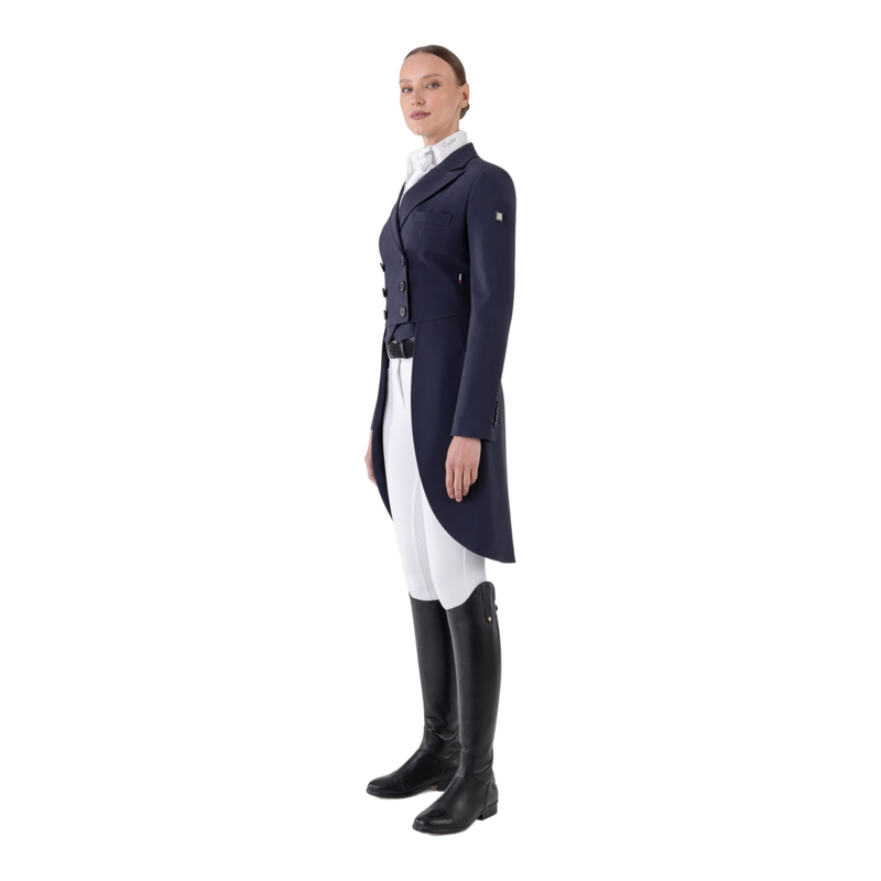 Equiline Aurora Women's Dressage Tails - Blue-2