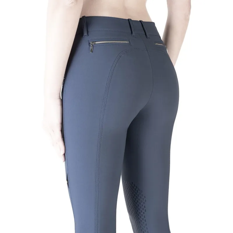 Equiline Eqash Strass Knee Grip Women's Breeches - Avio-2