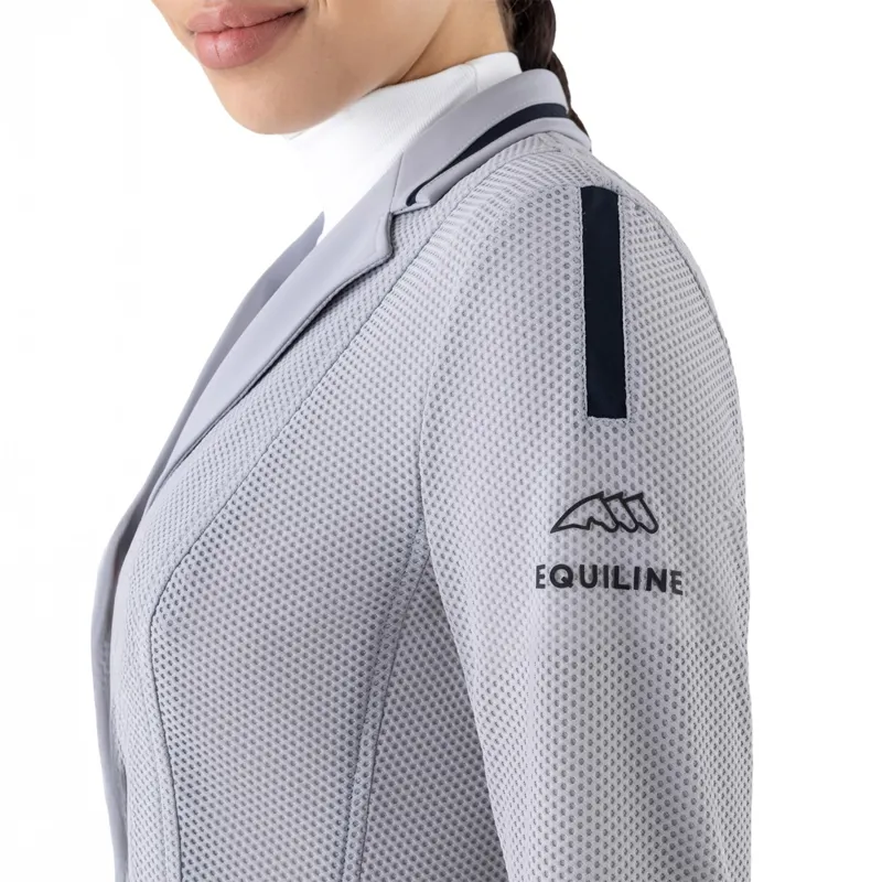 Equiline Caspec Women's Mesh Competition Jacket - Lilac Grey-2