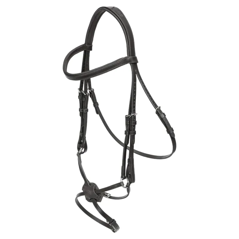 Equiline Classic Mexican Grackle Bridle - Black