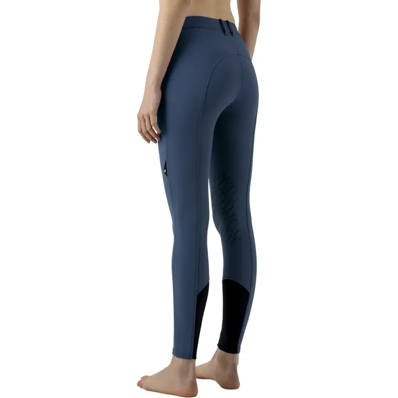 Equiline Cornek Bling BX-TECH Knee Grip Women's Breeches - Dark Denim-1