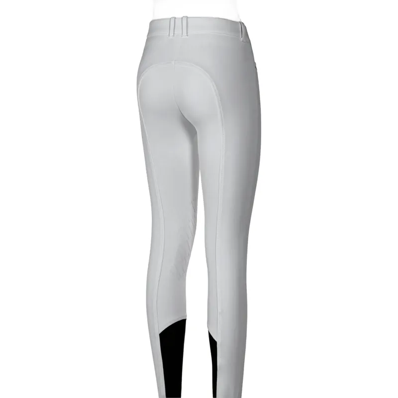 Equiline Cornek Bling BX-TECH Knee Grip Women's Breeches - White-1