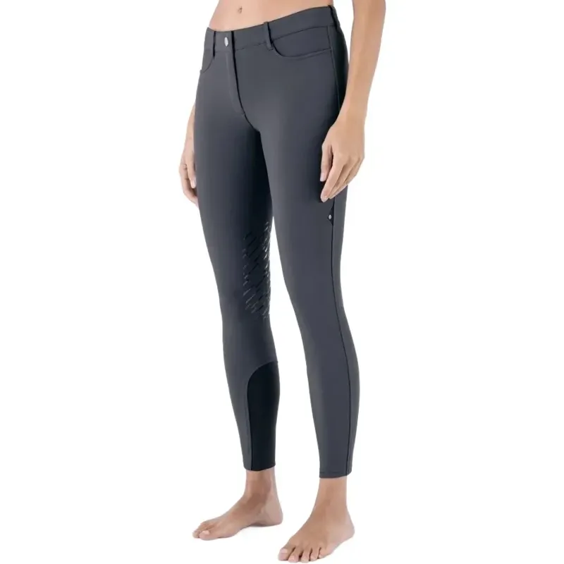 Equiline Cornek Knee Grip Women's Breeches - Gray