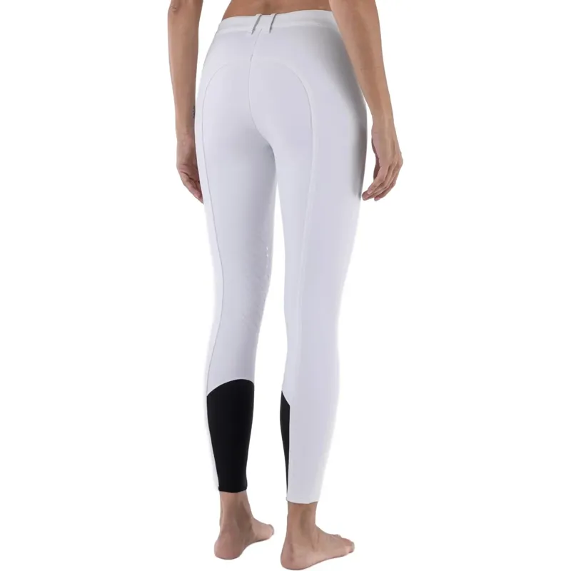 Equiline Cornek Knee Grip Women's Competition Breeches - White-2