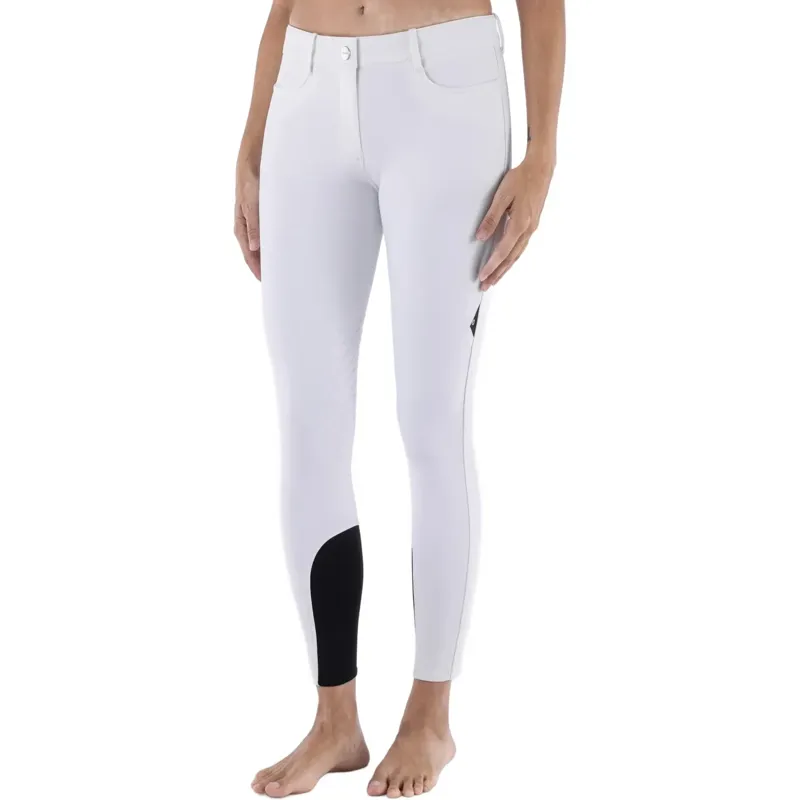 Equiline Cornek Knee Grip Women's Competition Breeches - White