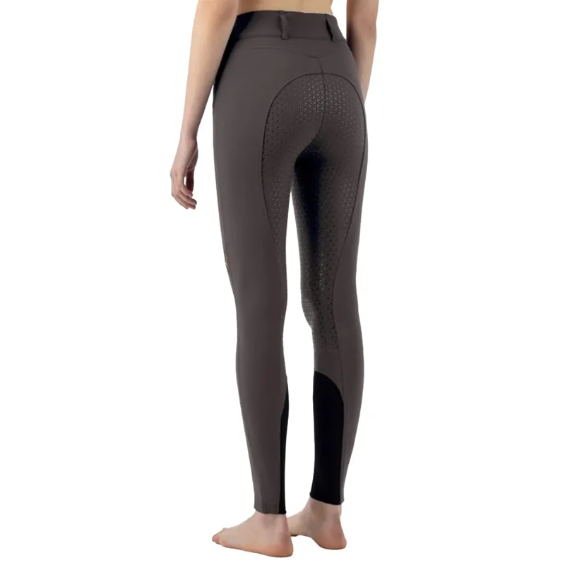 Equiline Crystalef High Waist Full Grip Womens Breeches - Marsh-2