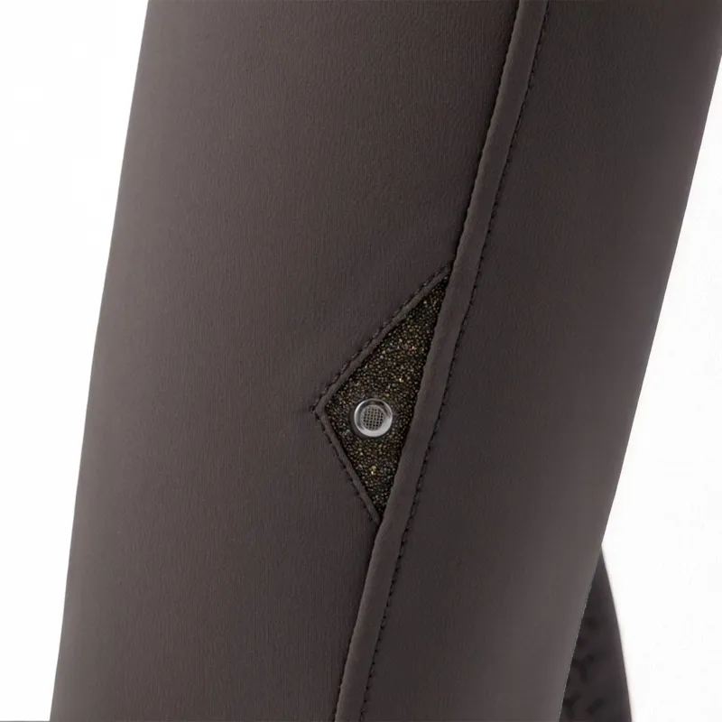Equiline Crystalef High Waist Full Grip Womens Breeches - Marsh-3