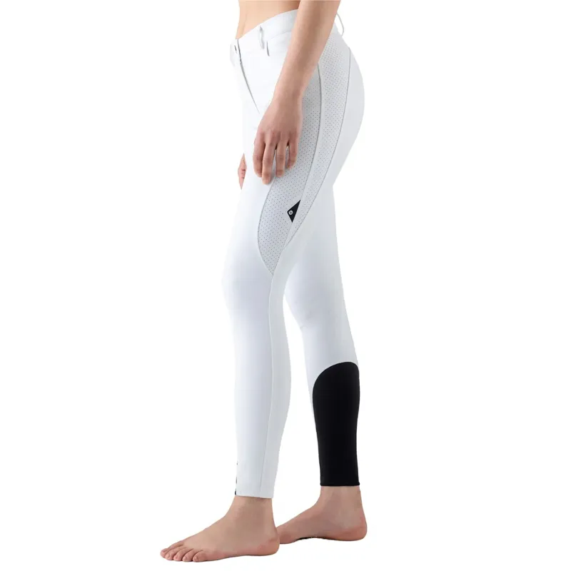 Equiline Curtek Ladies Knee Grip Breeches White