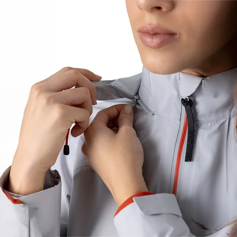 Equiline Efrida Women's Waterproof Jacket - Artic Ice-4