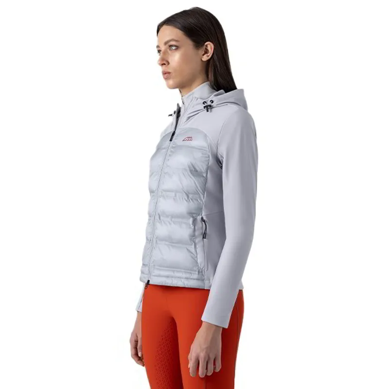 Equiline Egrige Womens Quilted Nylon-Tec Softshell Jacket - Artic Ice-2