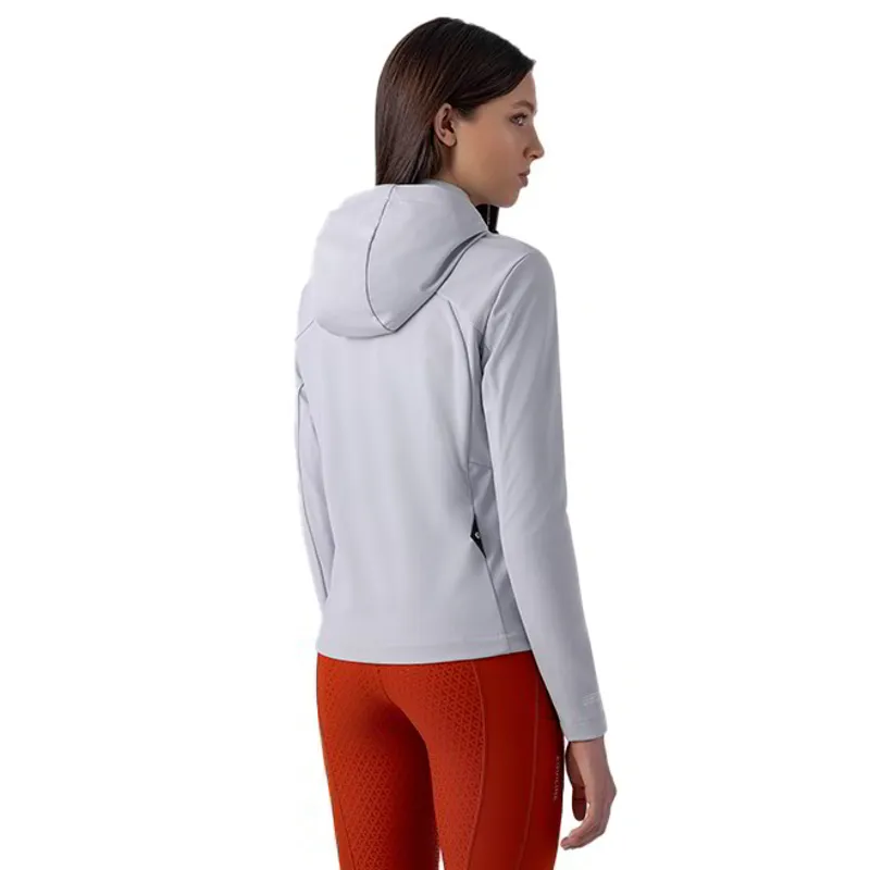 Equiline Egrige Womens Quilted Nylon-Tec Softshell Jacket - Artic Ice-1