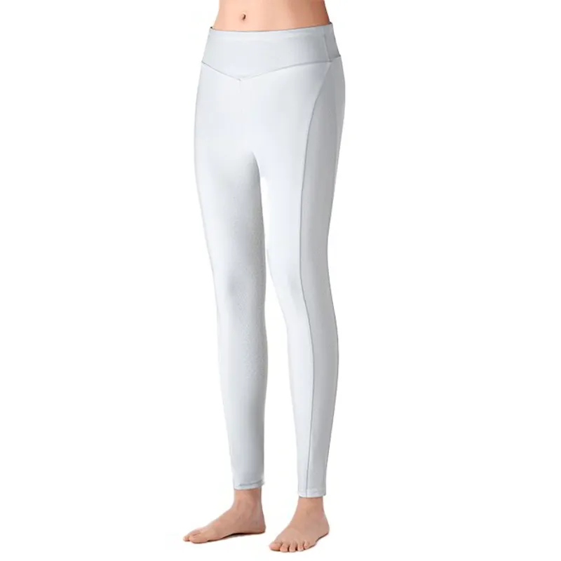 Equiline Engaref Full Grip Women's Competition Riding Tights - White