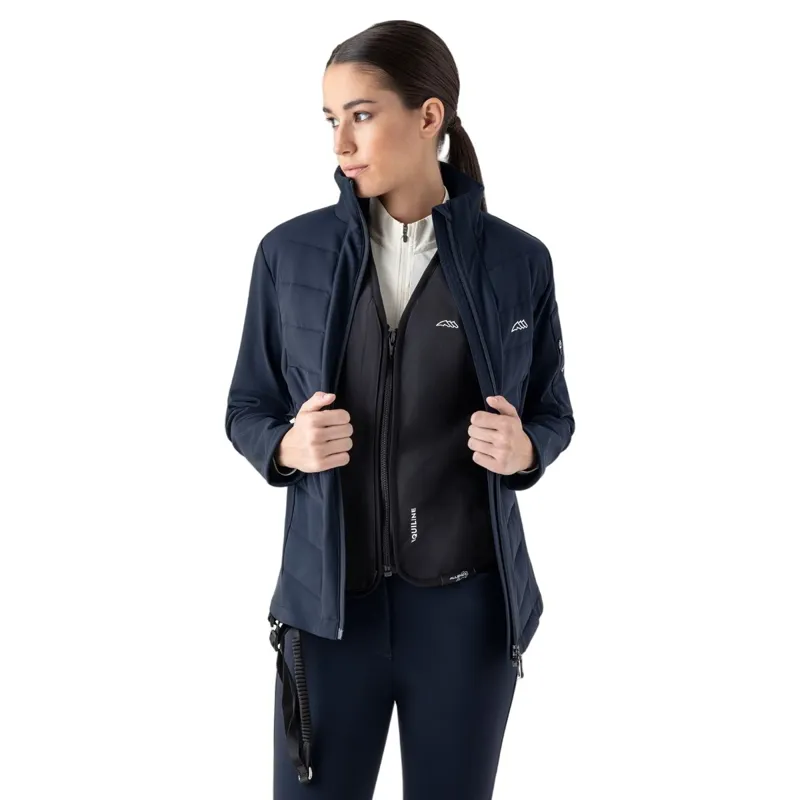 Equiline Entrec Women's Airbag-Compatible Softshell Jacket - Blue-1