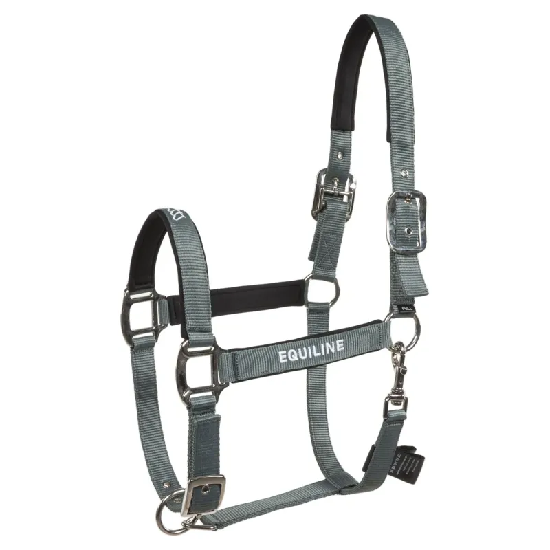 Equiline Eqcalong Halter and Lead Rope Set - Forest Green